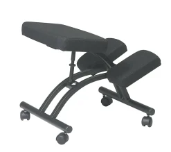 Office Star™ Work Smart Ergonomic Knee Chair, Black