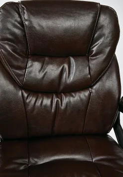 Office Star™ Work Smart™ High-Back Chair, FL660 Series, Chocolate/Black