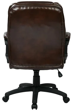 Office Star™ Work Smart™ High-Back Chair, FL660 Series, Chocolate/Black