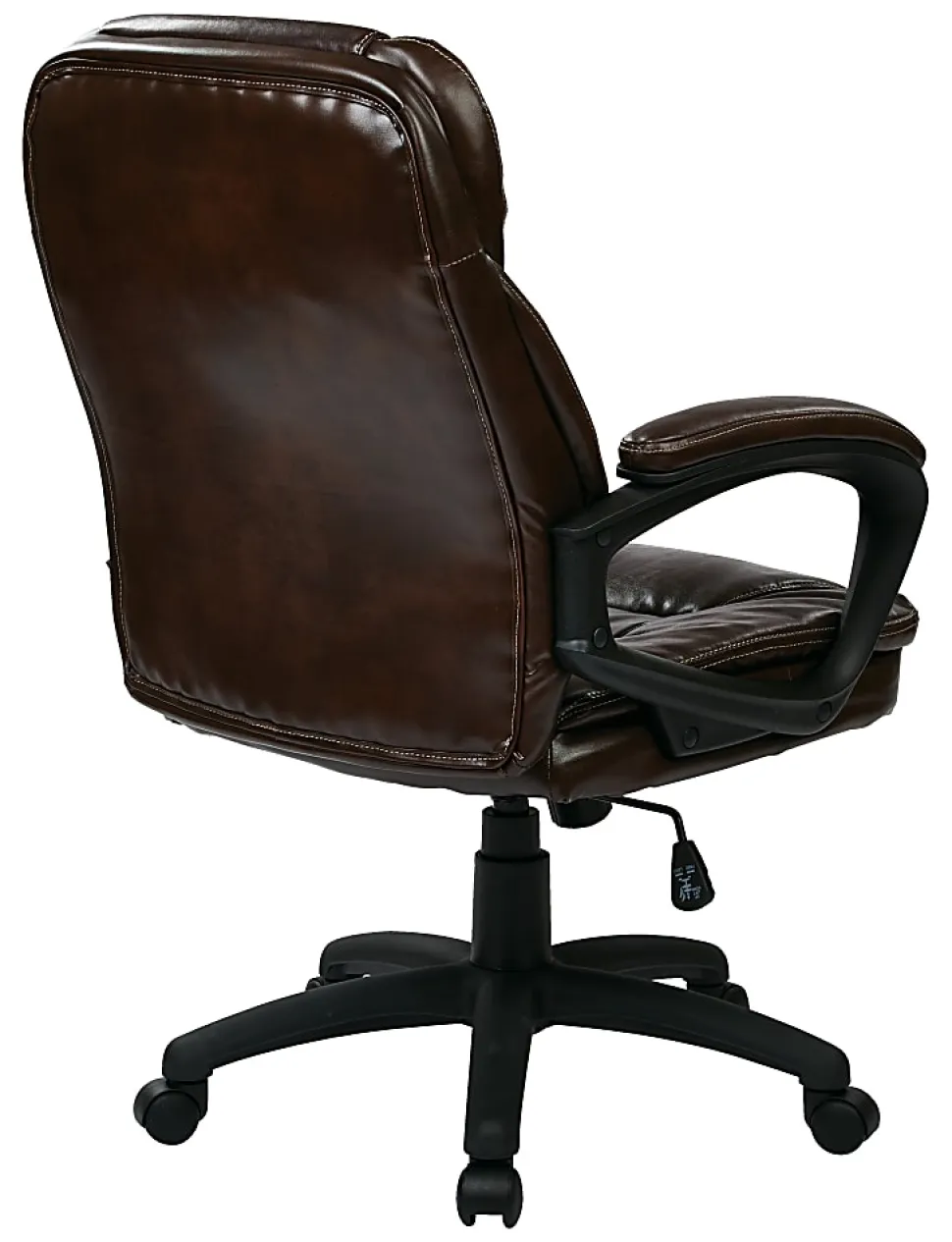 Office Star™ Work Smart™ High-Back Chair, FL660 Series, Chocolate/Black
