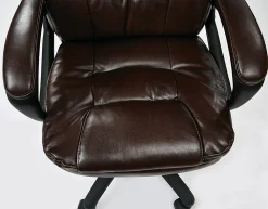 Office Star™ Work Smart™ High-Back Chair, FL660 Series, Chocolate/Black