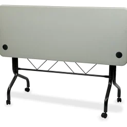 Office Star™ Work Smart Resin Multi-Purpose Flip Table With Locking Casters, 29-1/4