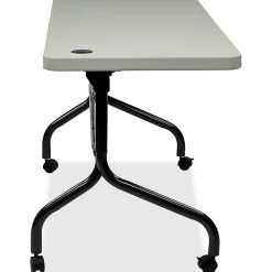 Office Star™ Work Smart Resin Multi-Purpose Flip Table With Locking Casters, 29-1/4