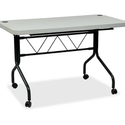 Office Star™ Work Smart Resin Multi-Purpose Flip Table With Locking Casters, 29-1/4