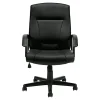 Offices To Go - Chair - armrests - ring-shaped - tilt - swivel - artificial leather, Luxhide - black