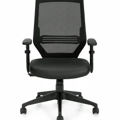 Offices To Go Mesh Mid-Back Office Chair, Black