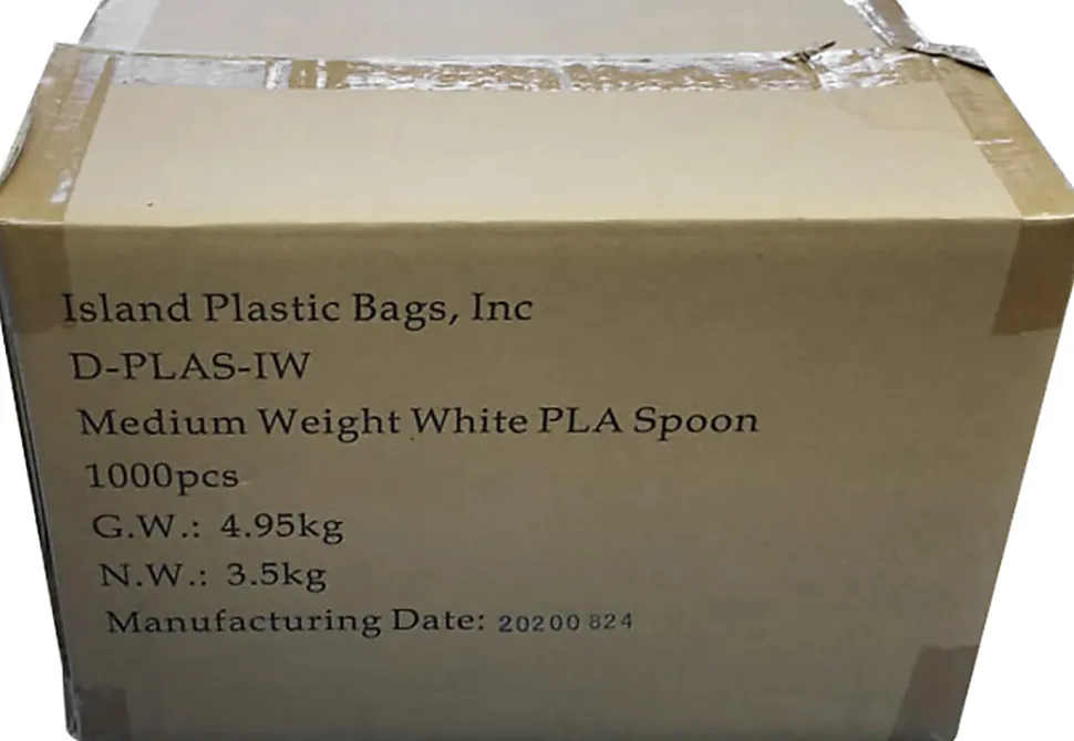 Ohanaware Disposable Cutlery, Spoons, White, Pack Of 1,000 Forks