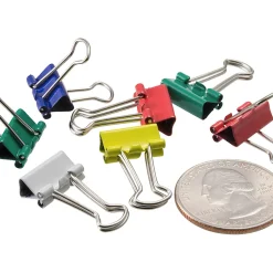 OIC® Binder Clips Tub, Mini Clips, 9/16