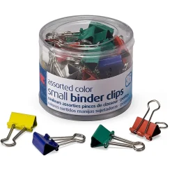 OIC® Binder Clips Tub, Small Clips, 3/4