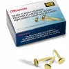 OIC® Brass-Plated Paper Fastener, No. 4, 1", Box Of 100