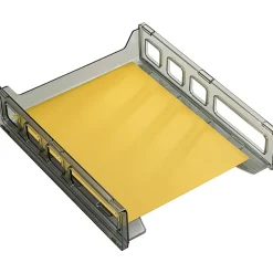 OIC® Front-Loading Stackable Desk Tray, Letter Size, Smoke
