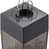 OIC® Magnetic Clip Dispenser, Small, 100 Clip Capacity, Black/Smoke