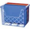 OIC Officemate Blue Glacier Desktop File Organizer, 10 3/4" x 12 1/2" x 8 5/8", Blue