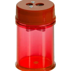 OIC Officemate Double Barrel Pencil/Crayon Sharpener  2 Hole(s)  2.1