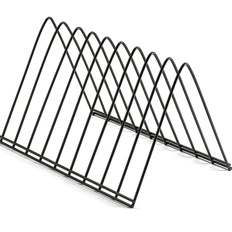 OIC Officemate Triangle Wire Sorter, Black 7"H x 7"W x 11"DDesktop Sturdy Black Steel Wire 1 Each
