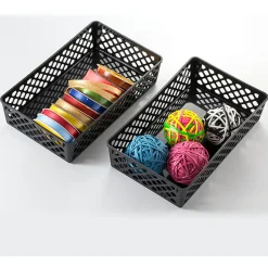 OIC® Plastic Supply Baskets, Small Size, 2 3/8