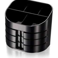 OIC® 2200 Series Double Supply Desktop Organizer, Black
