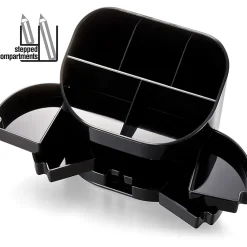 OIC® 2200 Series Double Supply Desktop Organizer, Black