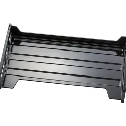 OIC® Side-Loading Stackable Desk Tray, Legal Size, Black