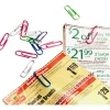 OIC® Translucent Vinyl Paper Clips, Box Of 600, No. 2, Assorted Colors