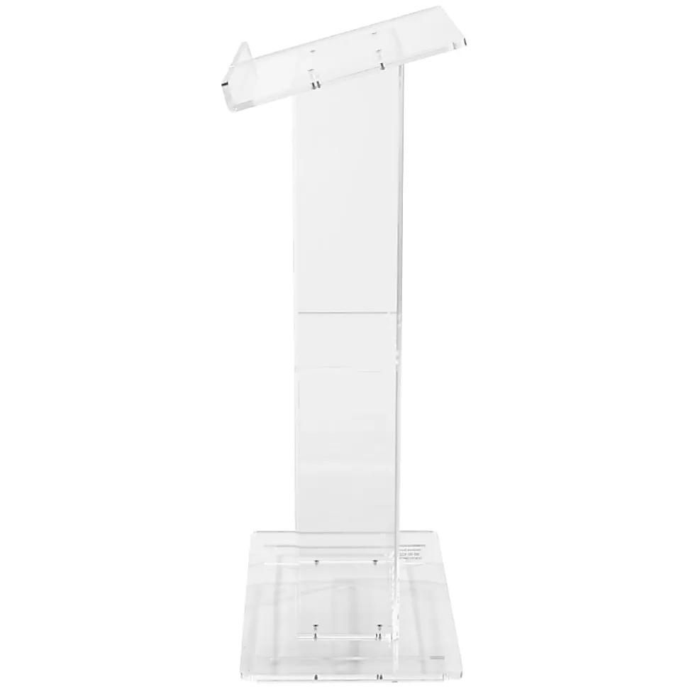 Oklahoma Sound? Acrylic Lectern With Shelf, Clear