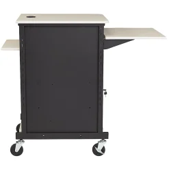 Oklahoma Sound? Jumbo Presentation Cart, Ivory/Black