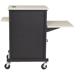 Oklahoma Sound? Jumbo Presentation Cart, Ivory/Black