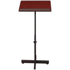 Oklahoma Sound? Portable Presentation Lectern Stand, Mahogany