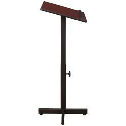Oklahoma Sound? Portable Presentation Lectern Stand, Mahogany