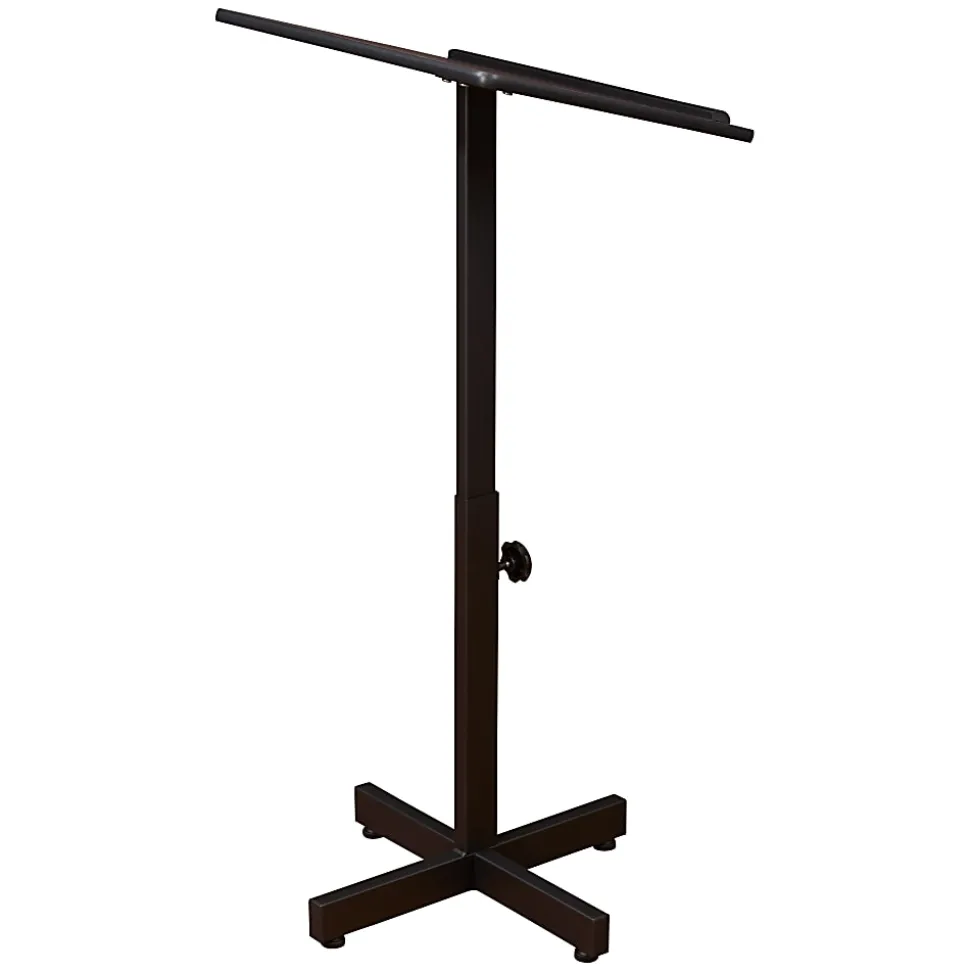 Oklahoma Sound? Portable Presentation Lectern Stand, Mahogany