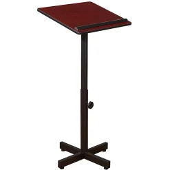 Oklahoma Sound? Portable Presentation Lectern Stand, Mahogany