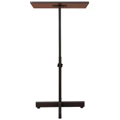 Oklahoma Sound Portable Presentation Lectern Stand, Medium Oak