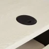 Oklahoma Sound? Premium Plus Presentation Cart With Storage Cabinet, Ivory/Black