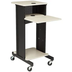 Oklahoma Sound? Premium Presentation Cart, Black/Ivory