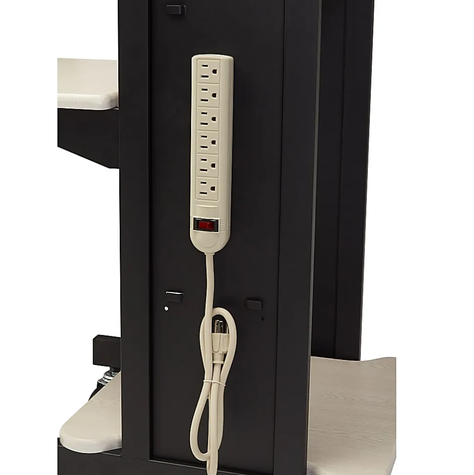 Oklahoma Sound? Premium Presentation Cart, Black/Ivory