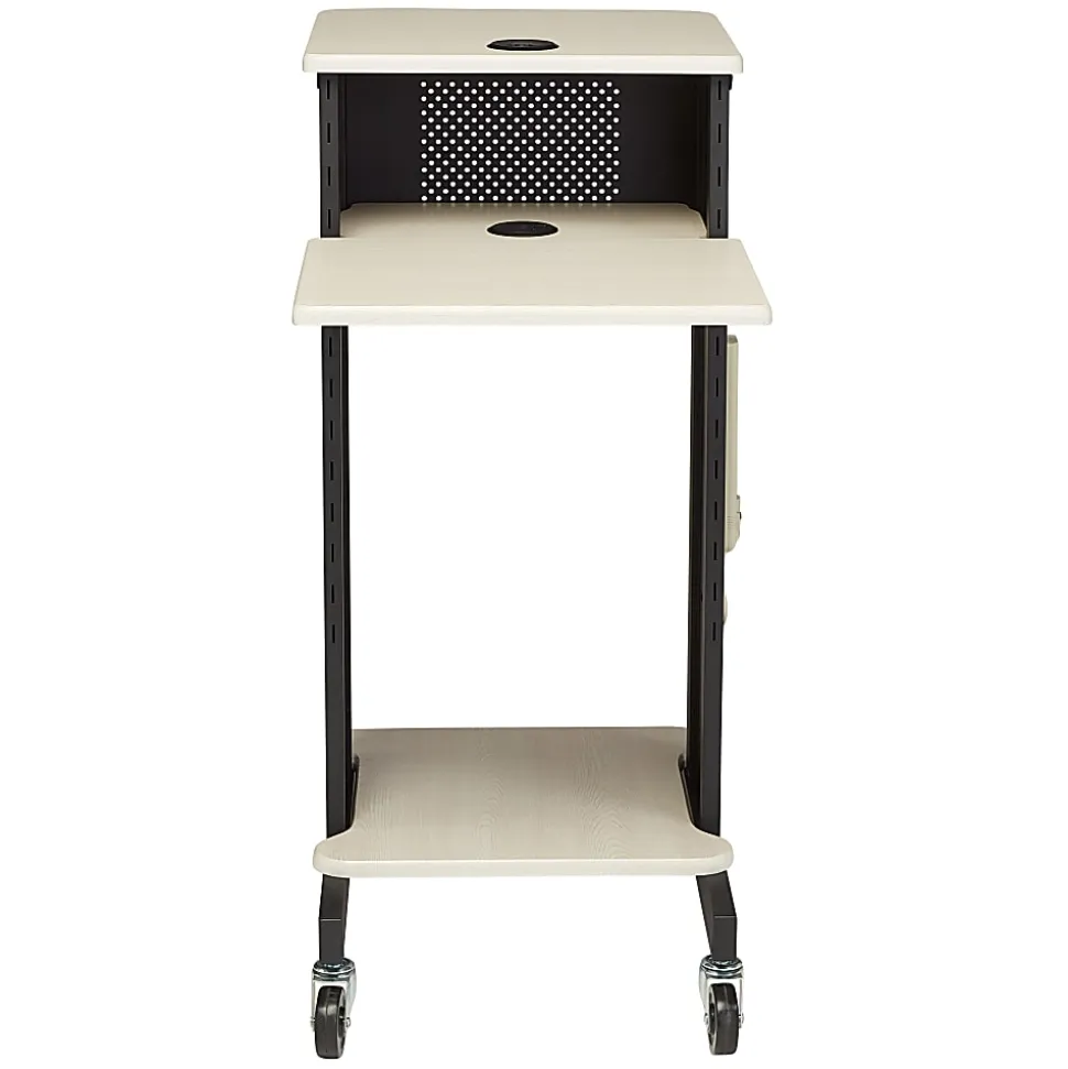 Oklahoma Sound? Premium Presentation Cart, Black/Ivory