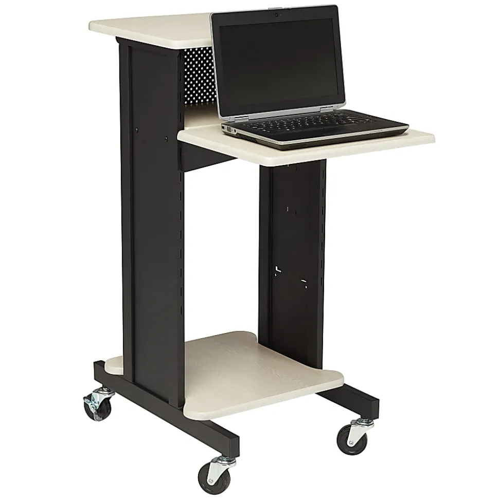Oklahoma Sound? Premium Presentation Cart, Black/Ivory