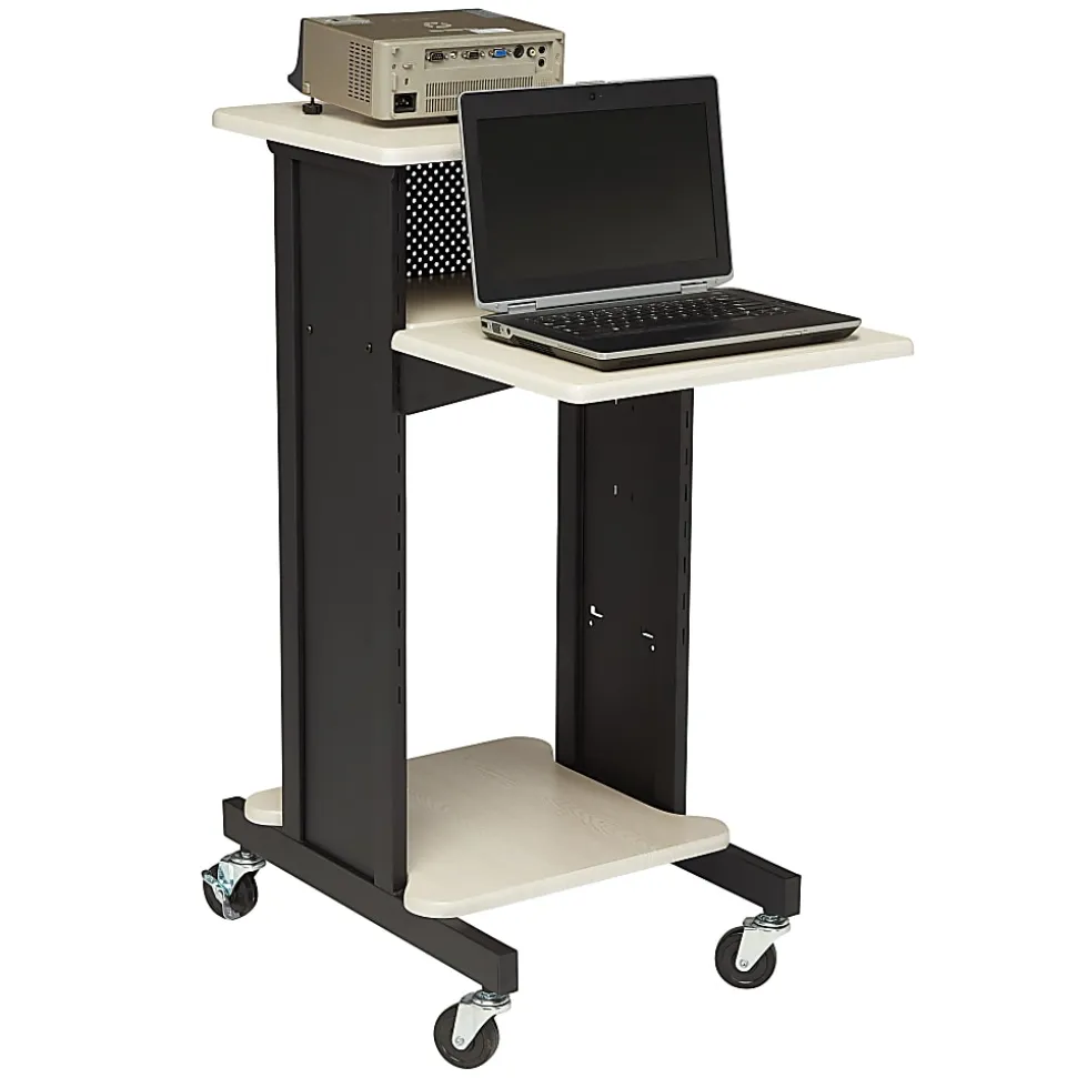 Oklahoma Sound? Premium Presentation Cart, Black/Ivory