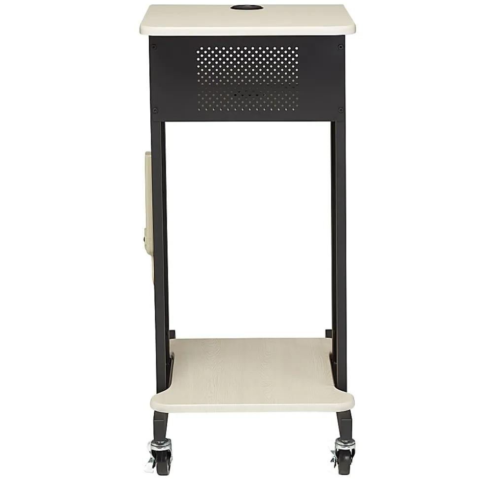 Oklahoma Sound? Premium Presentation Cart, Black/Ivory