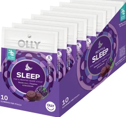 OLLY Restful Sleep Blackberry Zen Gummies, Pack Of 10 Gummies