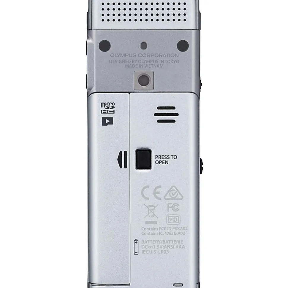 Olympus® DM-720 4GB Digital Voice Recorder, Silver
