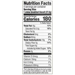Olyra Breakfast Biscuit On The Go Packs, Creme Dark Chocolate, 5.3 Oz, Total Qty 6