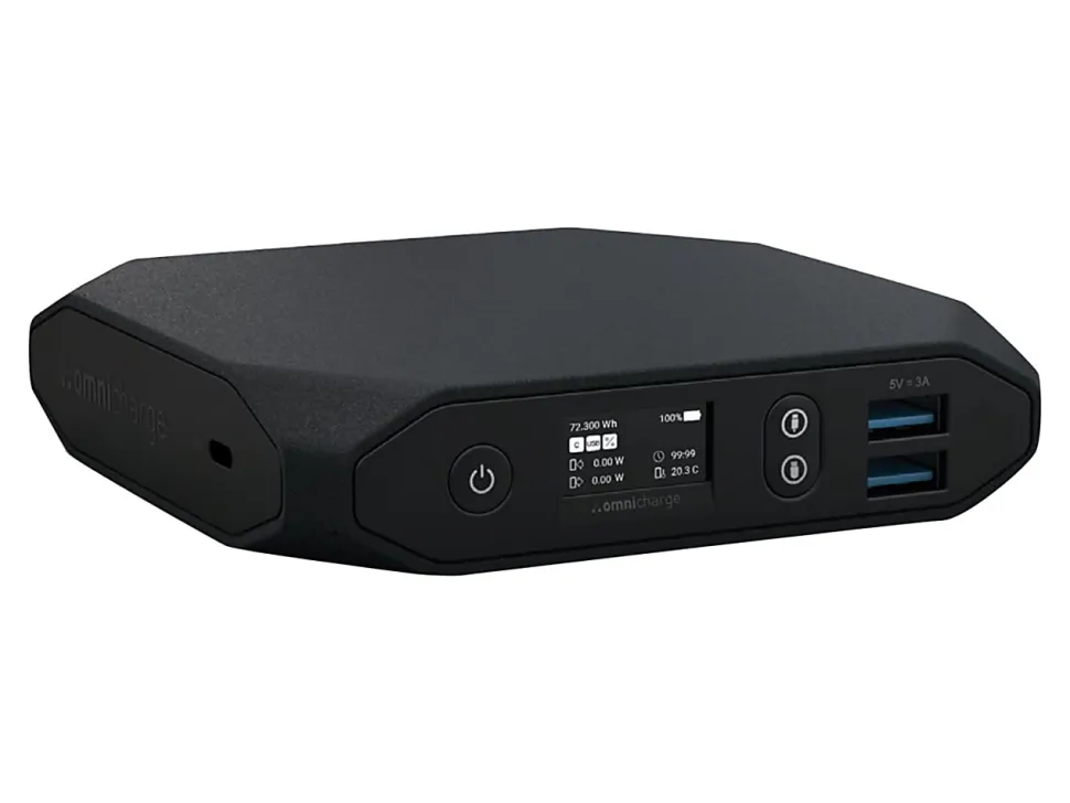 Omnicharge Omni20+ USB-C Power Bank, 20000 mAh