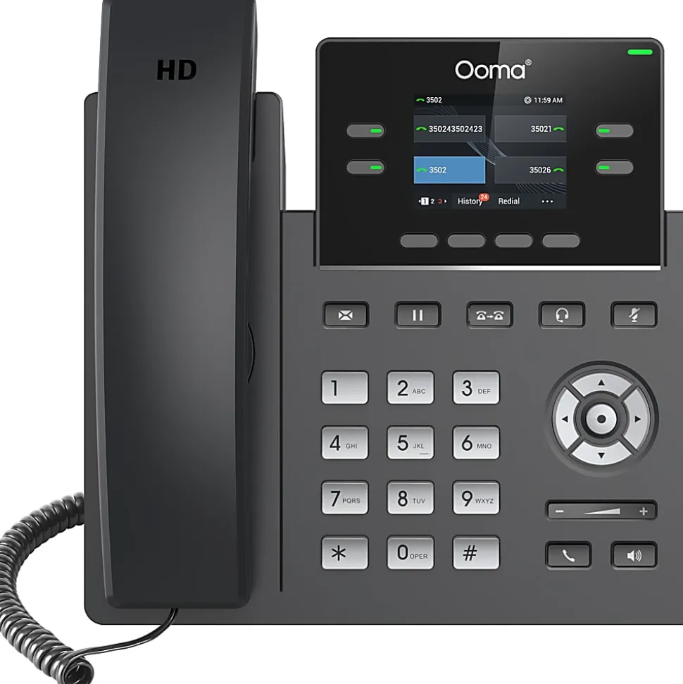 ooma 2612 4-Line IP Corded Phone, OOMA2612