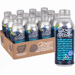 Open Water Sparkling Water Bottles, 16 Oz, Case Of 12 Bottles