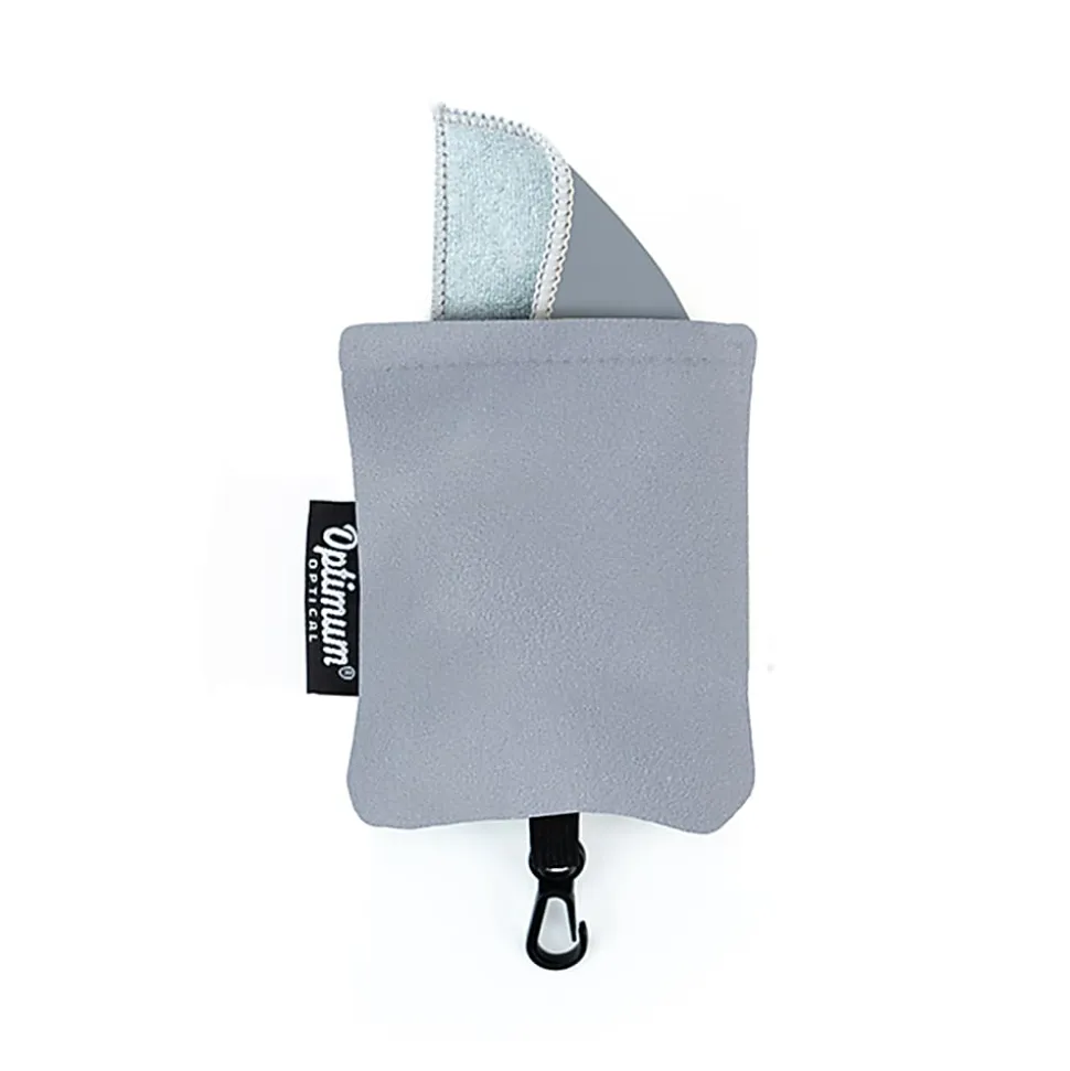 Optimum Optical Microfiber Travel Lens Cloth, 4-13/16", Assorted Colors, Total Quantity 1