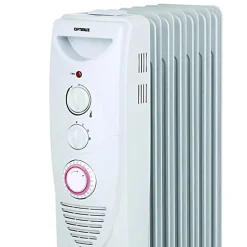 Optimus 1500-Watt Portable 7-Fins Oil-Filled Radiator Heater, 26