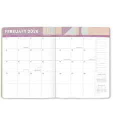 2026 Orange Circle Studio Just Right Monthly Planner, 9-3/4" x 7-1/2", Color Block, January To December, 26358