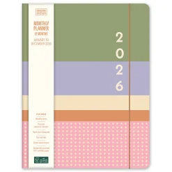 2026 Orange Circle Studio Just Right Monthly Planner, 9-3/4