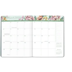 2026 Orange Circle Studio Just Right Monthly Planner, 9-3/4" x 7-1/2", Bella Flora, January To December, 26357